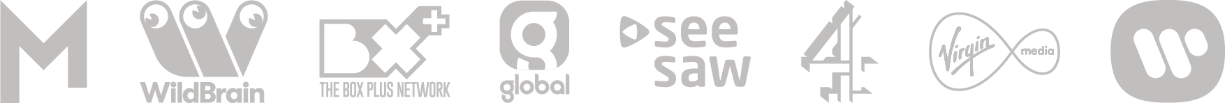 Marquee TV, WildBrain, The Box Plus Network, Global Radio, SeeSaw, Channel 4, Virgin Media, Warner Music